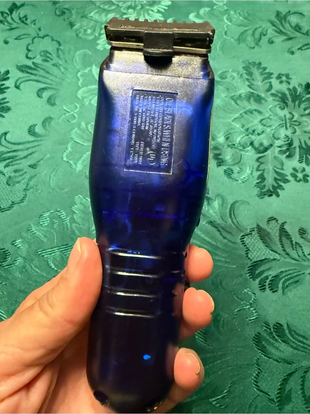 Electric Hair Clipper - Blue con air hair grooming